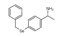 (R)-1-(4-(benzylselanyl)phenyl)ethanamine Structure