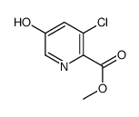 3-氯-5-羟基吡啶甲酸甲酯结构式
