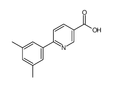 6-(3,5-dimethylphenyl)pyridine-3-carboxylic acid Structure