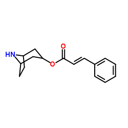 8-Azabicyclo[3.2.1]oct-3-yl (2E)-3-phenylacrylate Structure