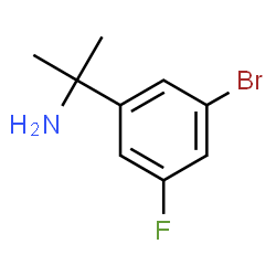 2-(3-bromo-5-fluorophenyl)propan-2-amine hydrochloride Structure