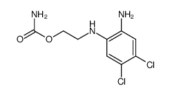 Carbamic acid 2-(2-amino-4,5-dichloro-phenylamino)-ethyl ester Structure