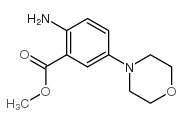 2-氨基-5-吗啉-4-基苯甲酸甲酯结构式