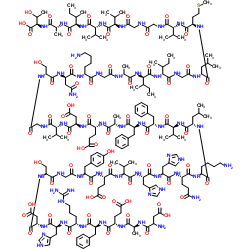 β-淀粉样肽(1-43)(Aβ43)结构式