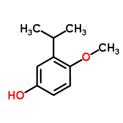 2-异丙基-4-羟基苯甲醚结构式