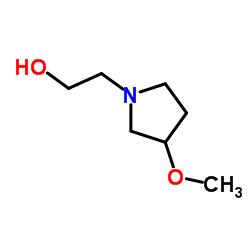 2-(3-Methoxypyrrolidin-1-yl)ethanol Structure