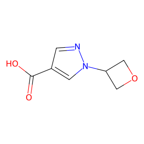 1-(3-Oxetanyl)-1H-pyrazole-4-carboxylic acid Structure