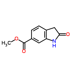 Methyl 2-oxoindole-6-carboxylate structure