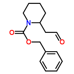 Benzyl 2-(2-oxoethyl)-1-piperidinecarboxylate Structure