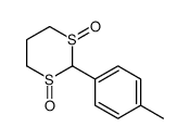 2-(4-methylphenyl)-1,3-dithiane 1,3-dioxide结构式