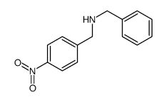 N-[(4-nitrophenyl)methyl]-1-phenylmethanamine结构式