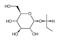 R-2-butyl β-D-glucopyranoside Structure