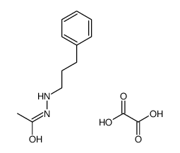 acetamido(3-phenylpropyl)azanium,2-hydroxy-2-oxoacetate结构式