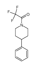 2,2,2-trifluoro-1-(4-phenyl-1-piperidinyl)-1-ethanone Structure
