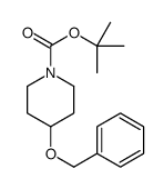 4-(苄氧基)哌啶-1-甲酸叔丁酯结构式