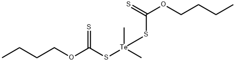 Tellurium, bis(O-butyl carbonodithioato-S)dimethyl-, (T-4)- (9CI)结构式