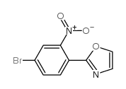 2-(4-Bromo-2-nitrophenyl)oxazole结构式