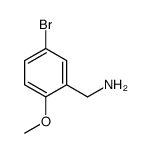 5-溴-2-甲氧基苄胺结构式