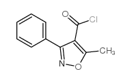 5-甲基-3-苯基-4-异唑甲酰氯结构式