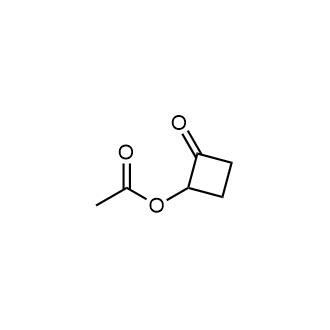 2-Oxocyclobutyl acetate Structure