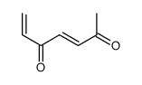 3,6-Heptadiene-2,5-dione (9CI) Structure