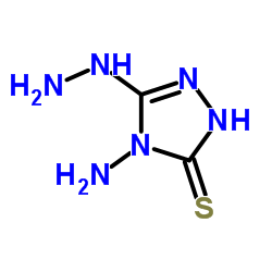 4-氨基-3-肼基-5-巯基-1,2,4-三唑结构式