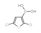 2,5-Dichlorothiophene-3-boronic acid structure