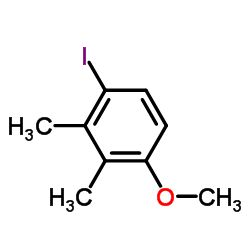 1-碘-4-甲氧基-2,3-二甲基苯结构式