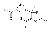 (2R)-2-amino-3-[1,3,3,3-tetrafluoro-2-(fluoromethoxy)prop-1-enyl]sulfanylpropanoic acid Structure