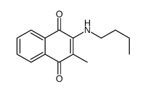 2-(butylamino)-3-methylnaphthalene-1,4-dione结构式