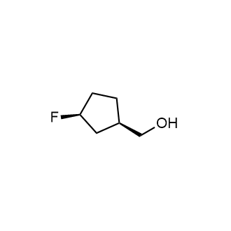 [cis-3-Fluorocyclopentyl]methanol Structure