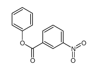 Benzoic acid, 3-nitro-, phenyl ester Structure