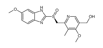 5'-hydroxy-(S)-omeprazole Structure