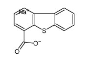 sodium,dibenzothiophene-4-carboxylate Structure