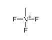 trifluoro(methyl)azanium Structure