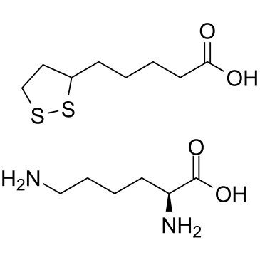 L-Lysine thioctate Structure