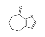 tetrahydro-4,5,6,7 8H cyclohepta(b)thiophene one-8 Structure
