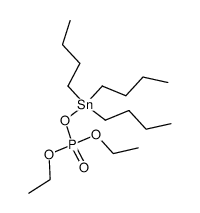 diethyl tri-n-butylstannyl phosphate结构式
