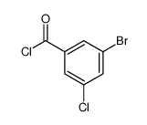 3-Bromo-5-chlorobenzoyl chloride Structure