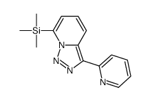 trimethyl-(3-pyridin-2-yltriazolo[1,5-a]pyridin-7-yl)silane Structure