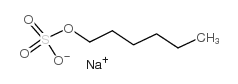 1-hexylsodiumsulfonate Structure