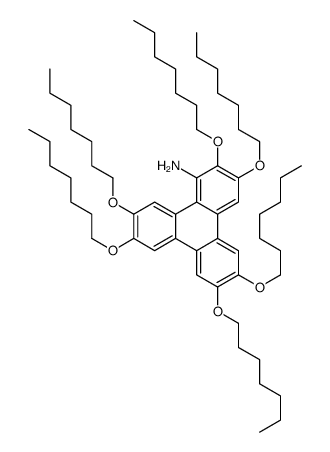2,3,6,7,10,11-hexaheptoxytriphenylen-1-amine Structure