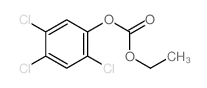Carbonic acid, ethyl2,4,5-trichlorophenyl ester Structure