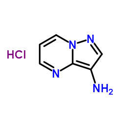 Pyrazolo[1,5-a]pyrimidin-3-amine hydrochloride Structure