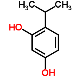 4-异丙基间苯二酚结构式