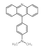 4-(9-吖啶基)-N,N-二甲基苯胺结构式