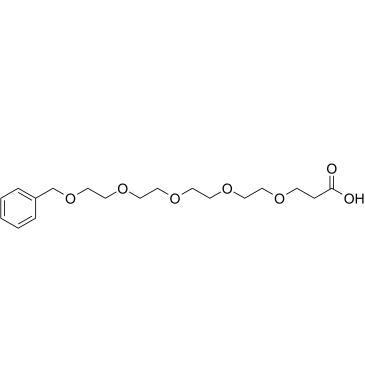 Benzyl-PEG5-acid structure
