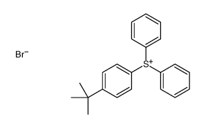 (4-(tert-Butyl)phenyl)diphenylsulfonium bromide Structure