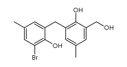 3-(3-bromo-5-methylsalicyl)-2-hydroxybenzyl alcohol结构式