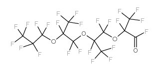 全氟-2,5,8-三甲基-3,6,9-三氧杂十二酰氟结构式